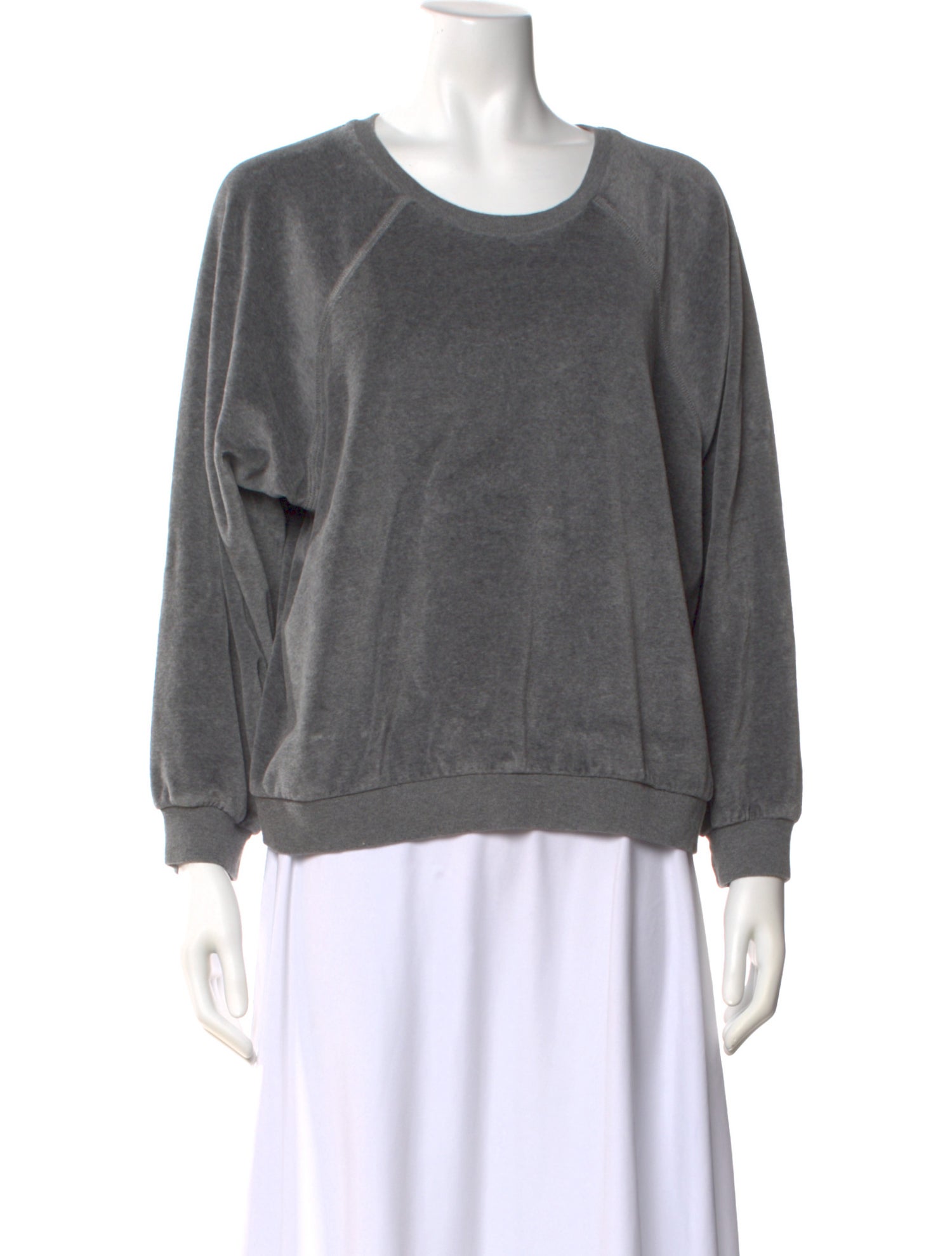 Suzie Kondi Scoop Neck Long Sleeve Sweatshirt