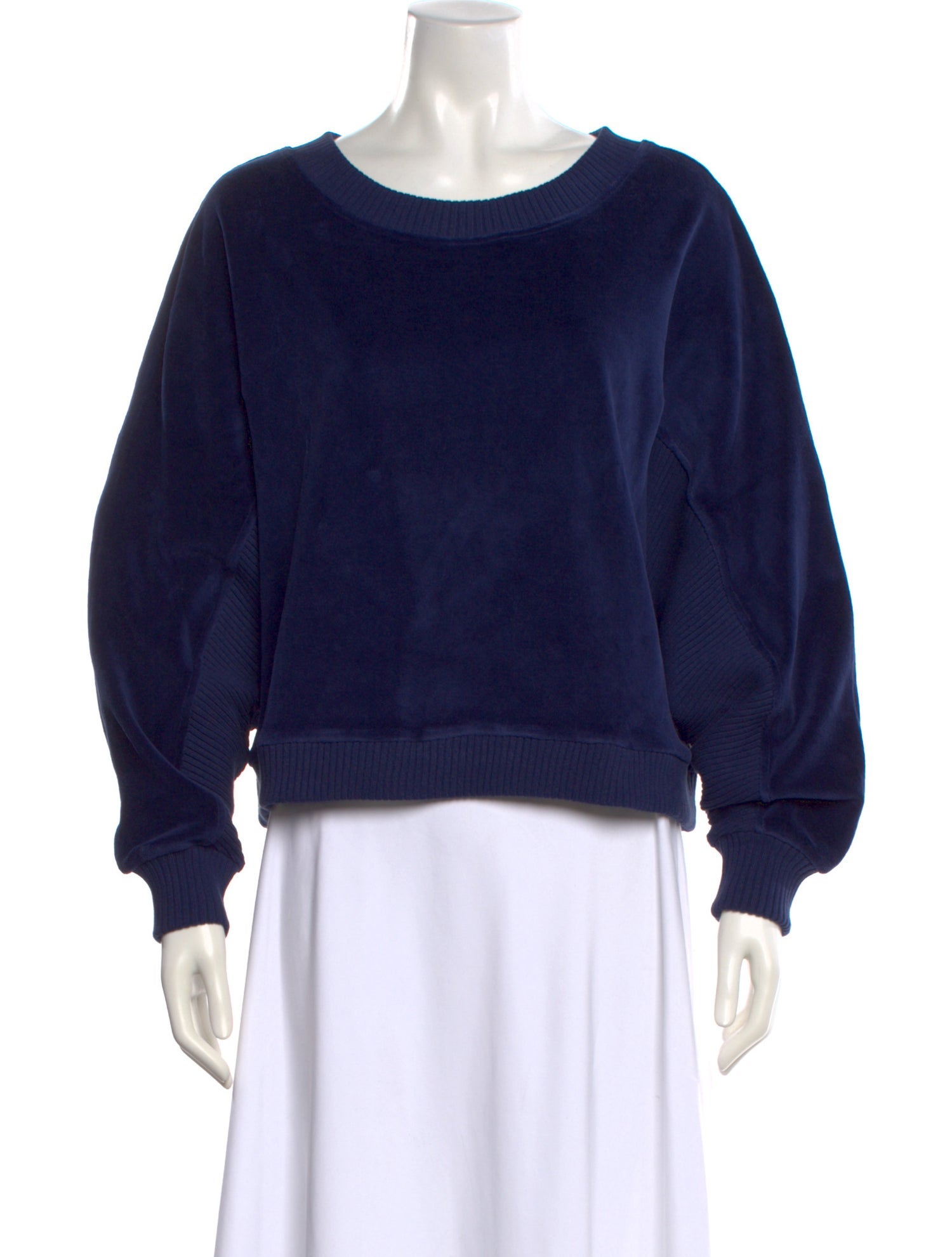Suzie Kondi Scoop Neck Long Sleeve Sweatshirt