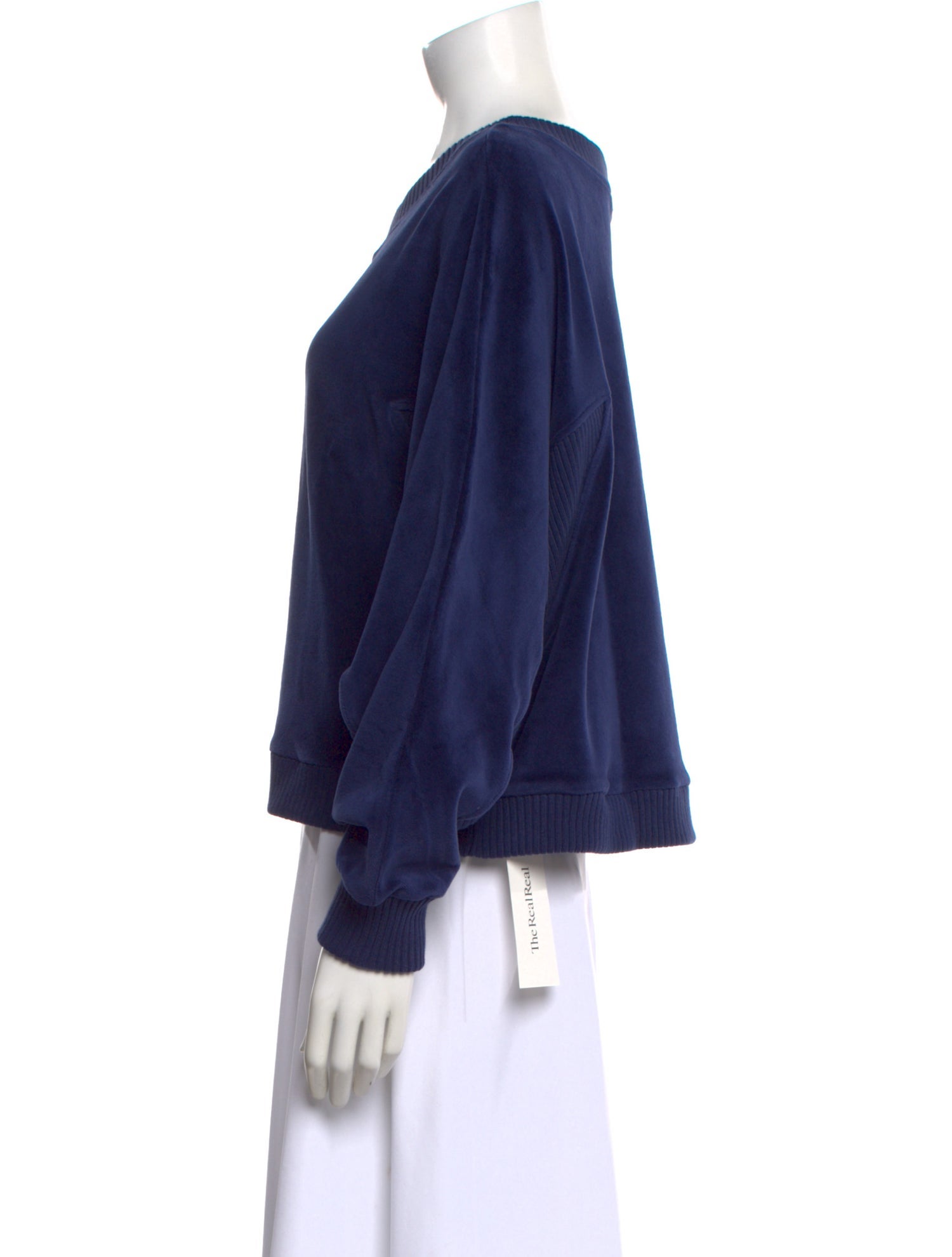 Suzie Kondi Scoop Neck Long Sleeve Sweatshirt