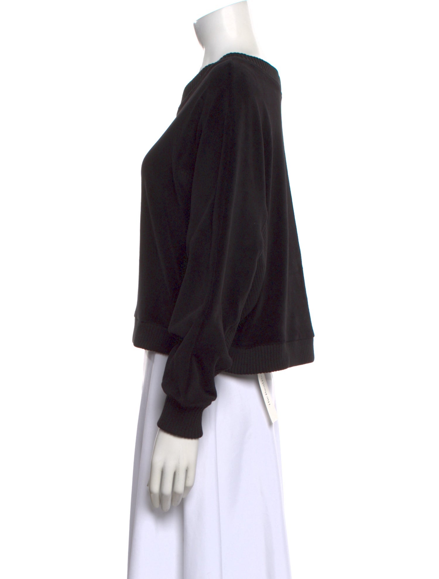 Suzie Kondi Scoop Neck Long Sleeve Sweatshirt