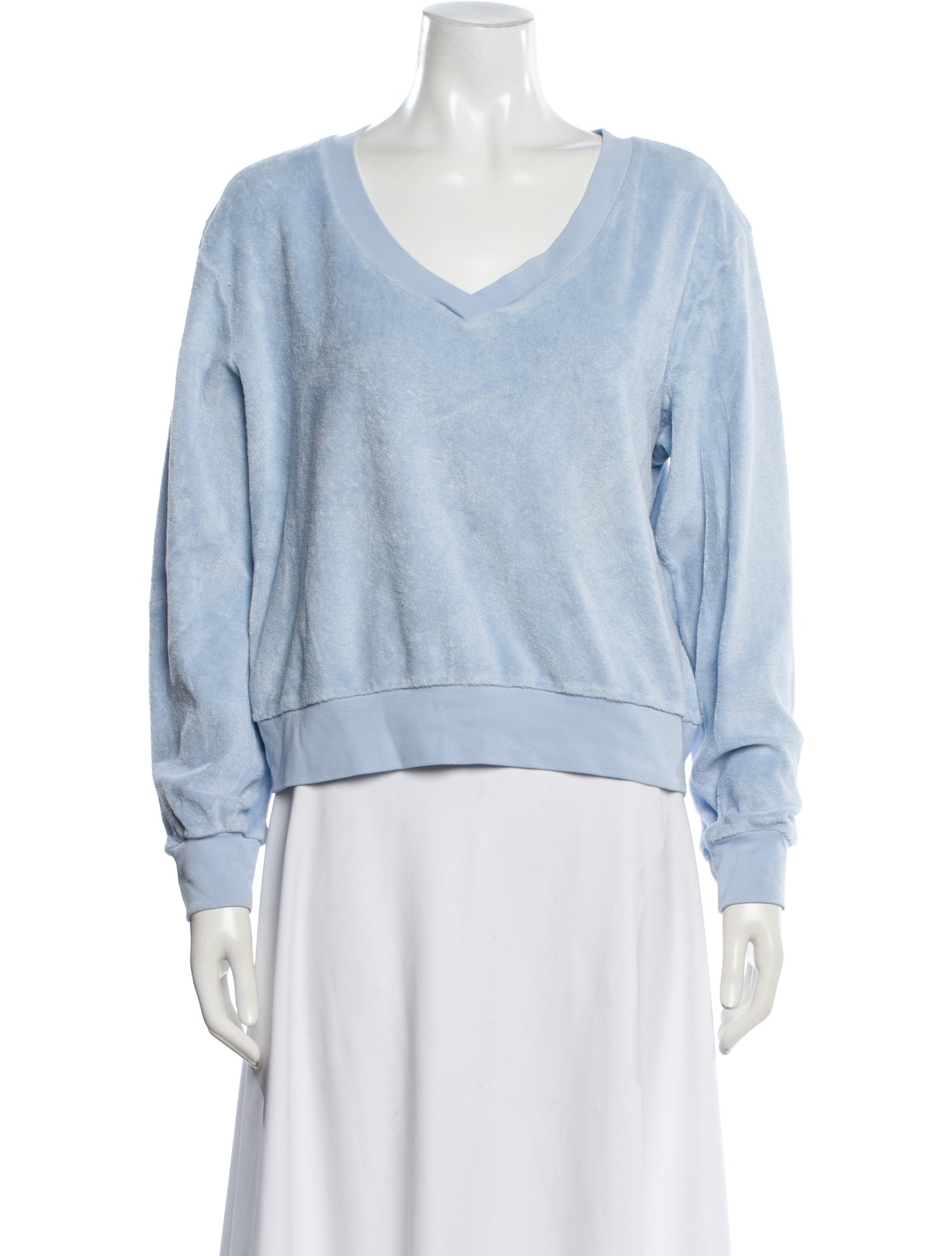Suzie Kondi V-Neck Long Sleeve Sweatshirt