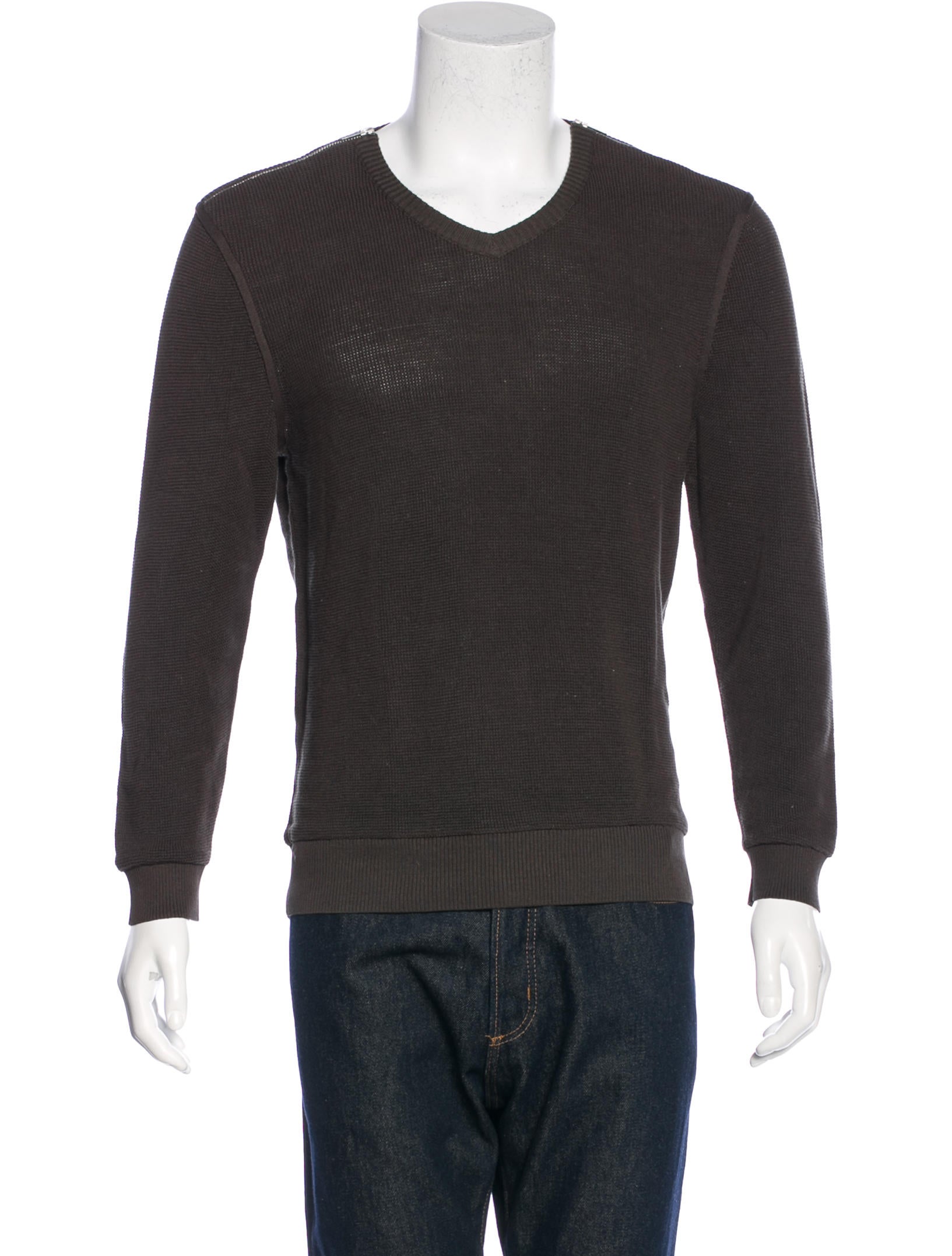 the kooples zip accented waffle sweatshirt clothing wkoop20253 the realreal the kooples zip accented waffle sweatshirt clothing wkoop20253 the realreal
