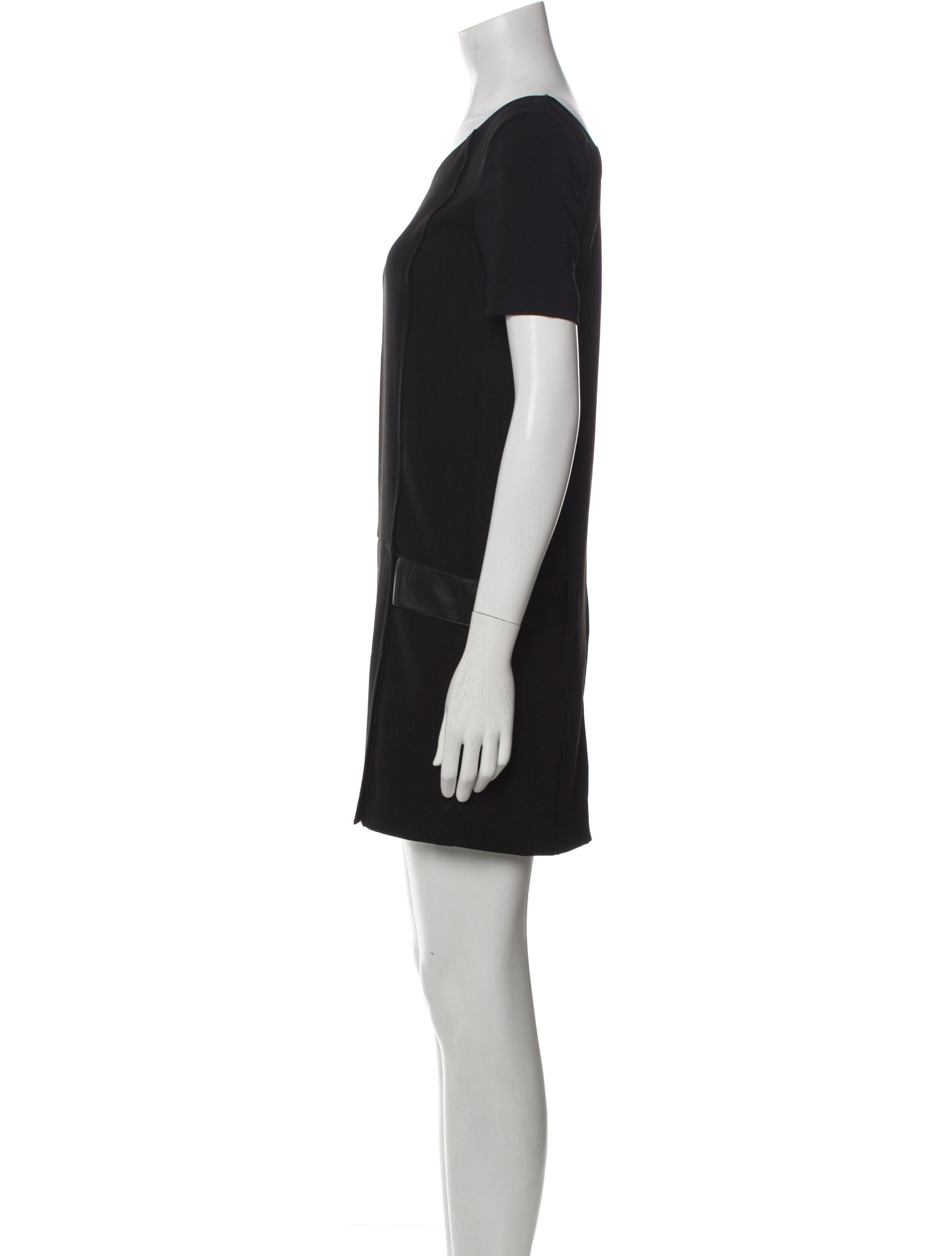 The Kooples Scoop Neck Mini Dress