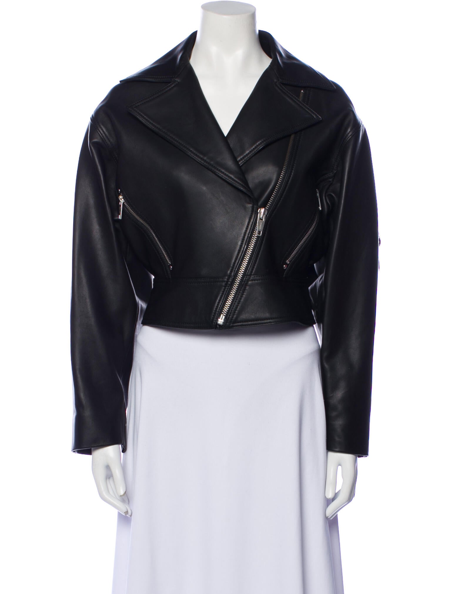 The Kooples Lambskin Biker Jacket