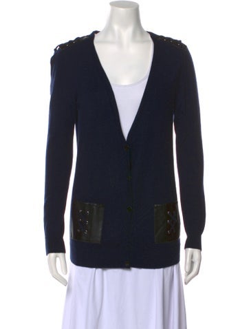 The Kooples Knitwear Wool Plunge Neckline Sweater M