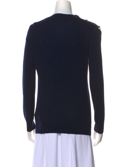 The Kooples Wool Plunge Neckline Sweater