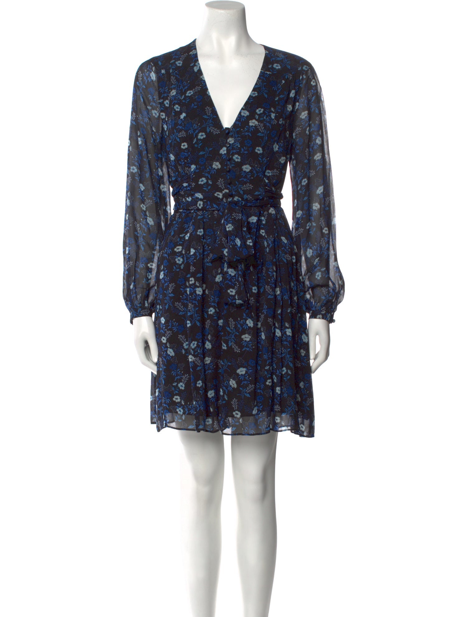 The Kooples Floral Print Mini Dress