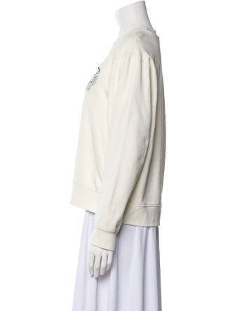 The Kooples Graphic Print Crew Neck Sweatshirt