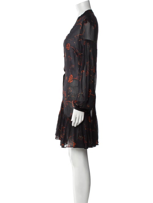 The Kooples Floral Print Knee-Length Dress
