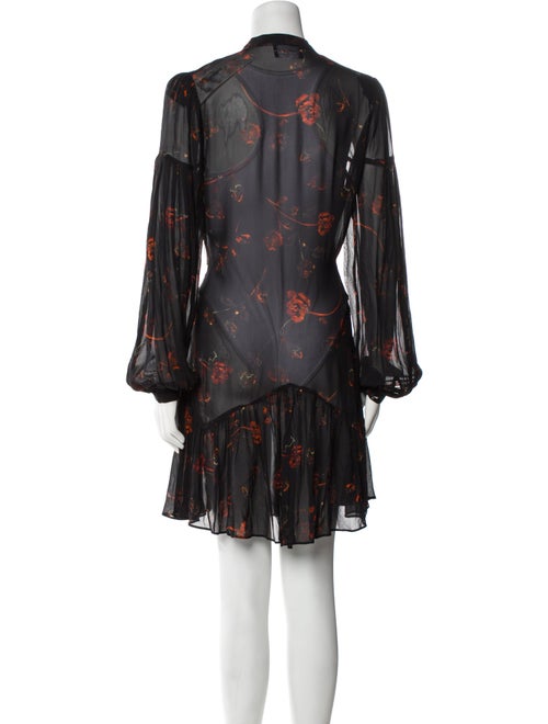 The Kooples Floral Print Knee-Length Dress