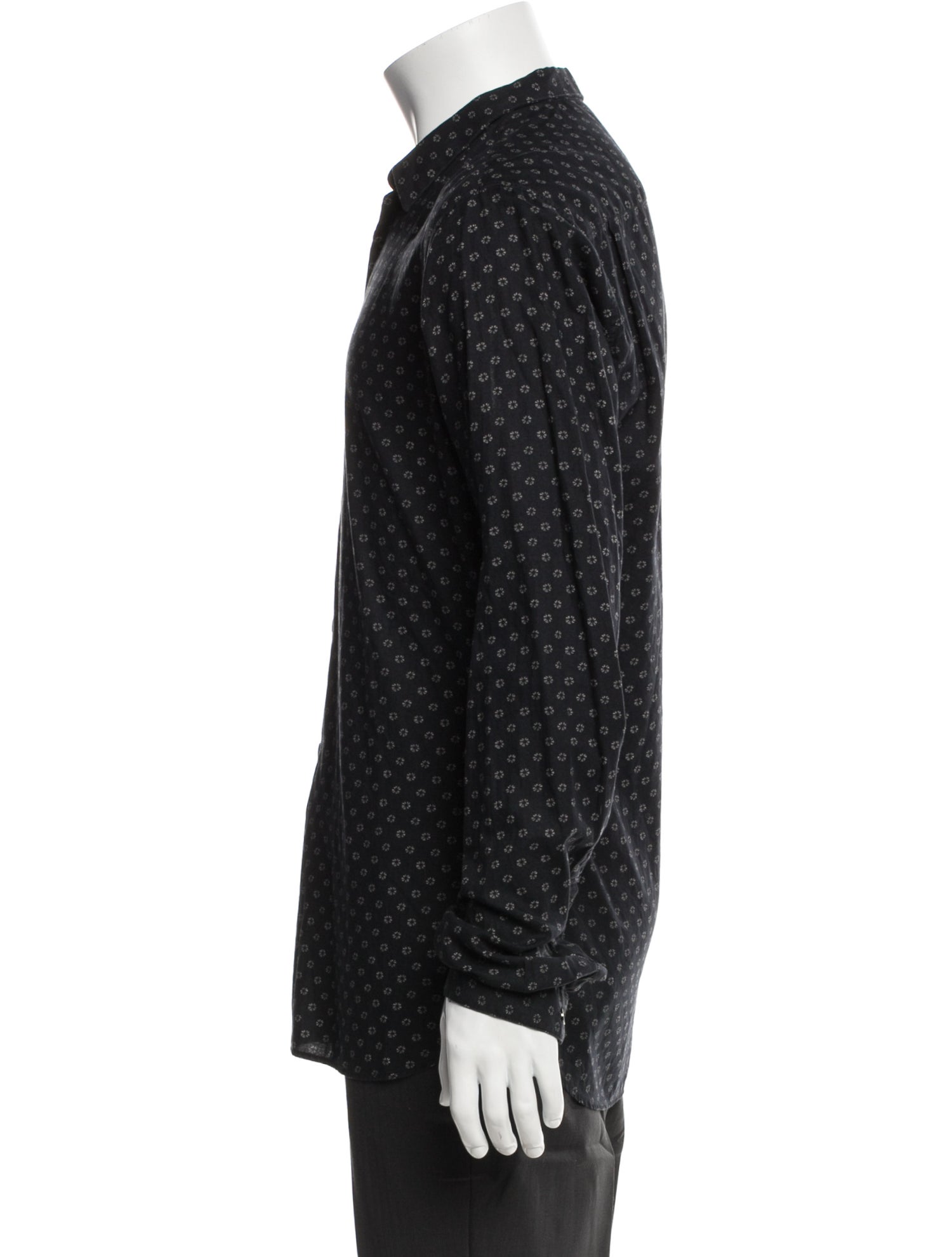 The Kooples Printed Long Sleeve Dress Shirt