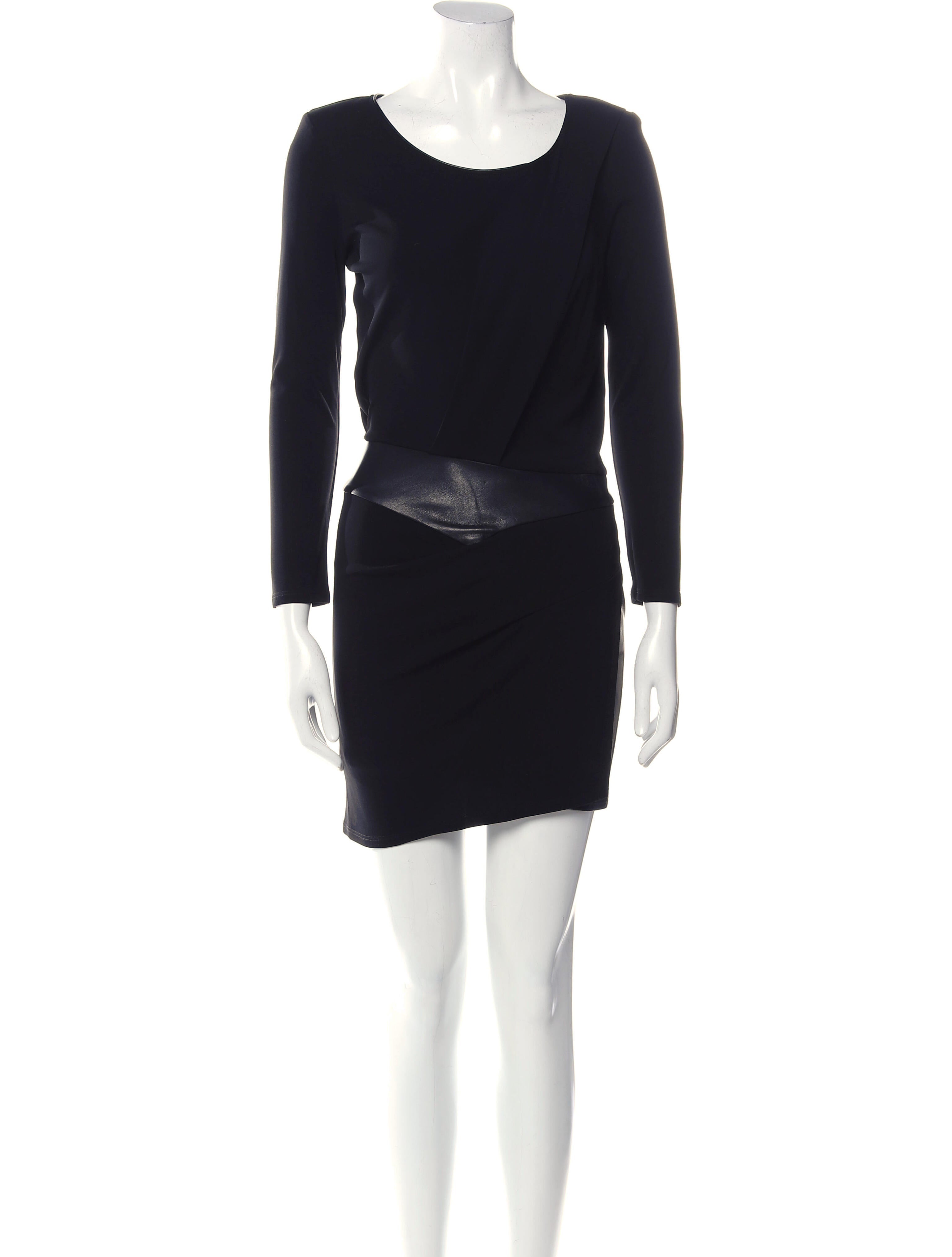 The Kooples Scoop Neck Mini Dress
