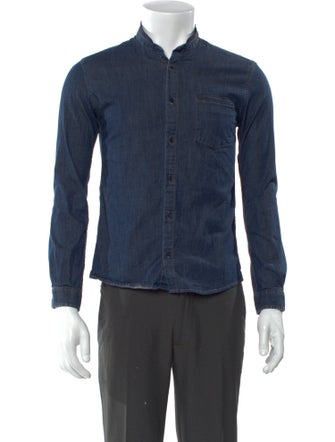 The Kooples Long Sleeve Denim Shirt