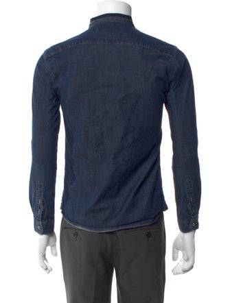 The Kooples Long Sleeve Denim Shirt