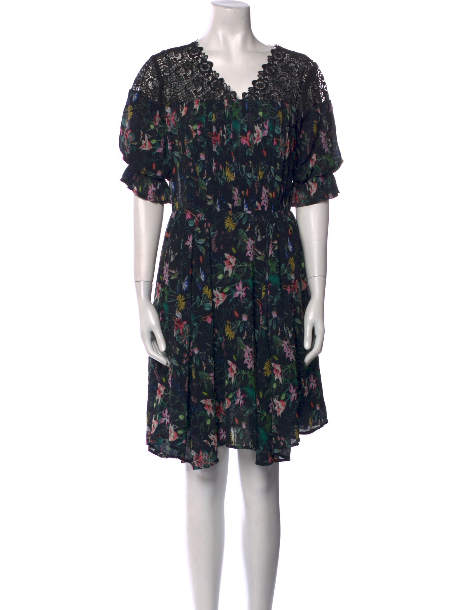 The Kooples Floral Print Mini Dress