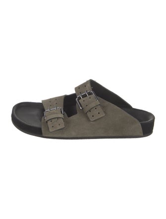 The Kooples Suede Slides