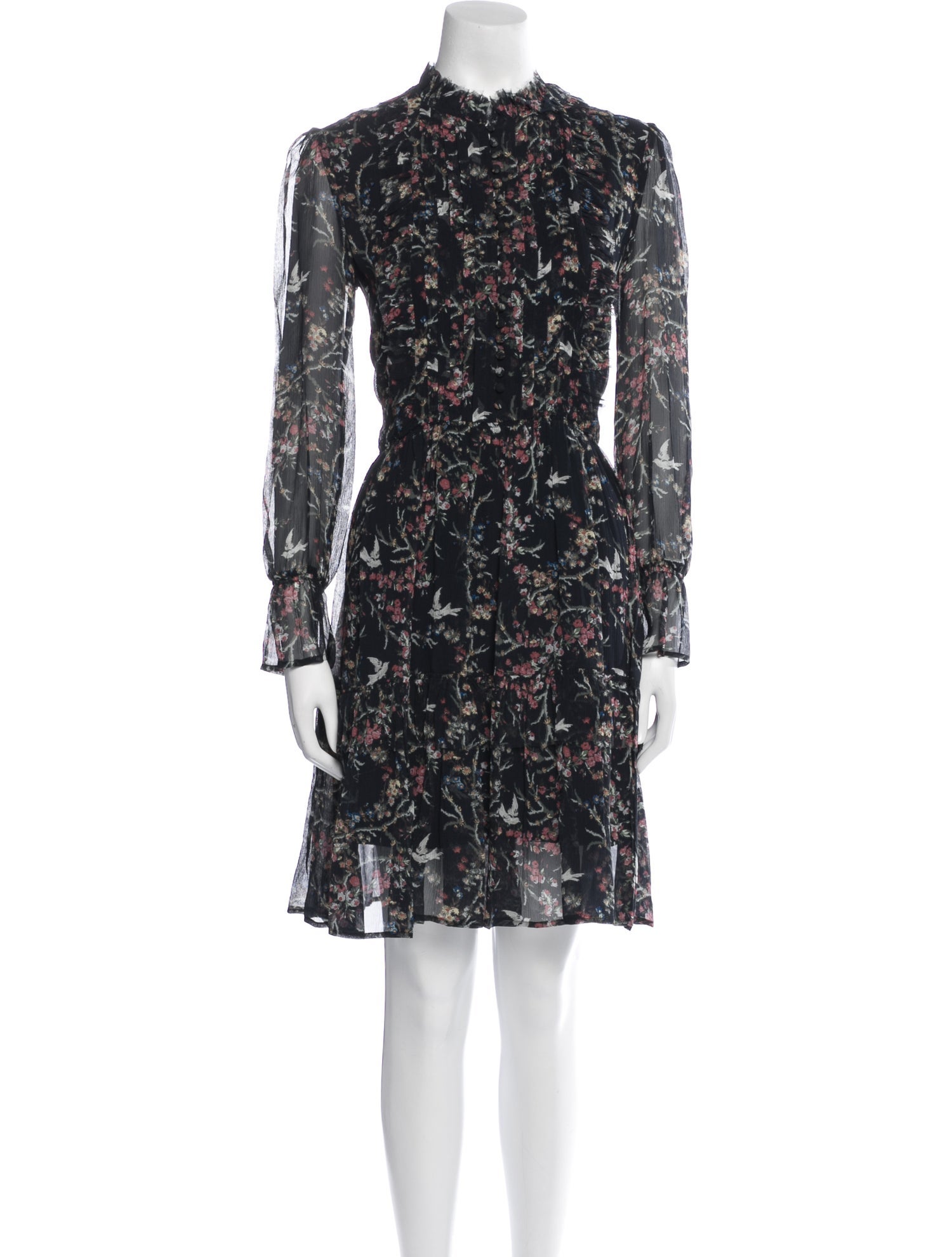 The Kooples Silk Knee-Length Dress