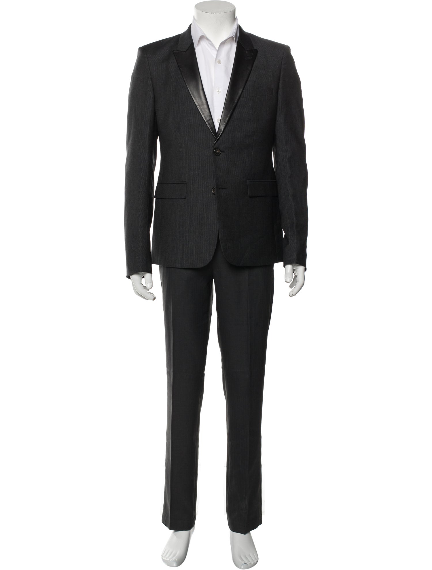 The Kooples Wool Leather Trim Embellishment Blazer w/ Tags