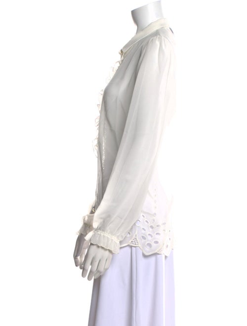 The Kooples Long Sleeve Button-Up Top