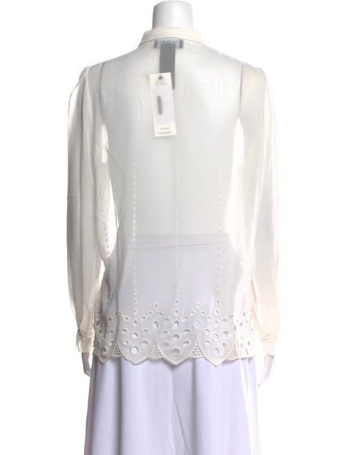 The Kooples Long Sleeve Button-Up Top