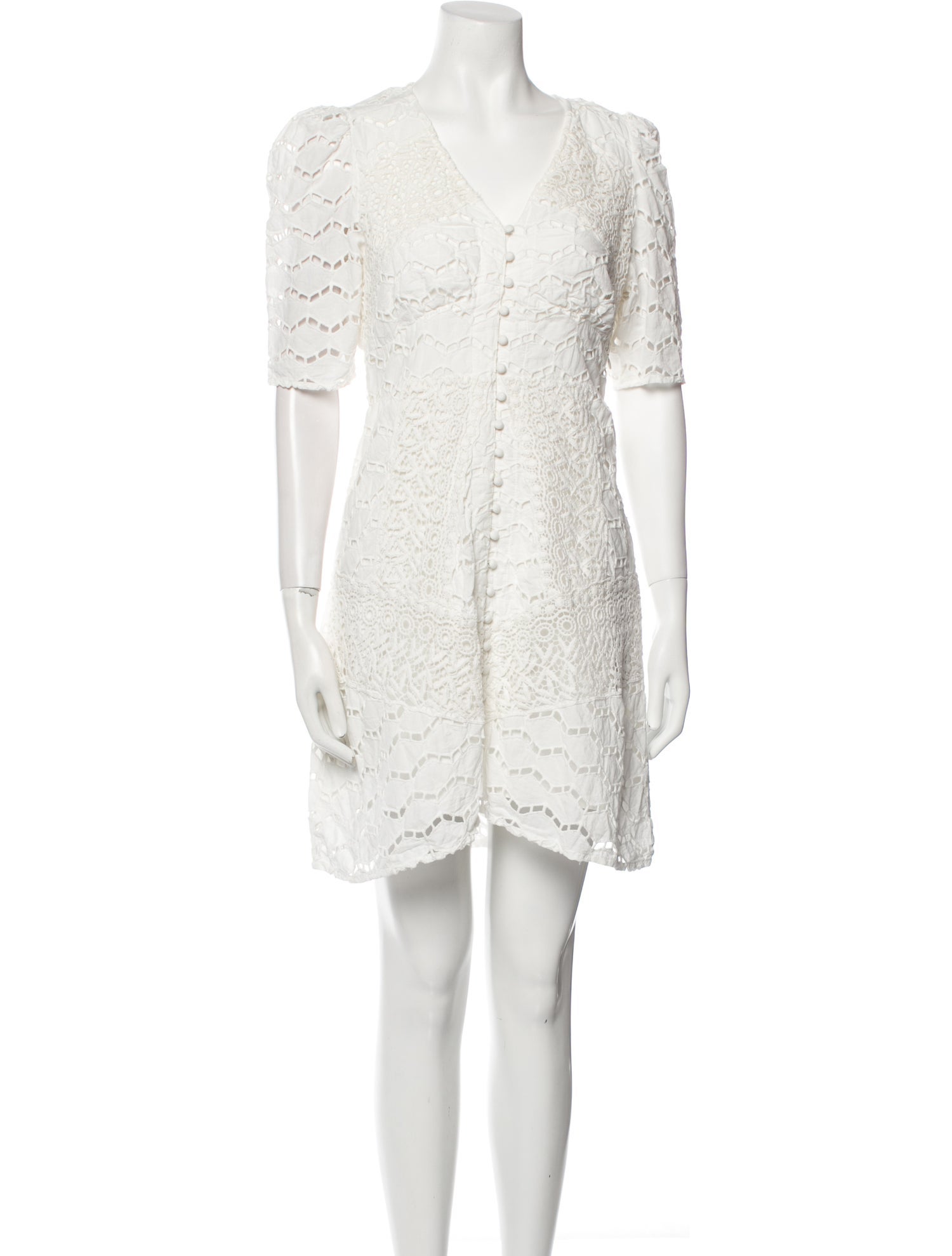 The Kooples V-Neck Mini Dress