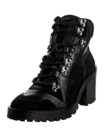 The Kooples Leather Combat Boots