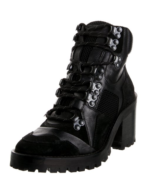 The Kooples Leather Combat Boots