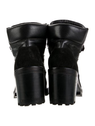 The Kooples Leather Combat Boots