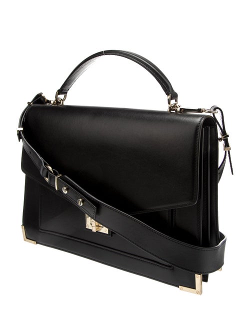 The Kooples Leather Top Handle Bag