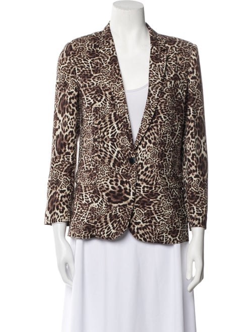 The Kooples Animal Print Blazer