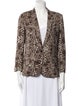 The Kooples Animal Print Blazer