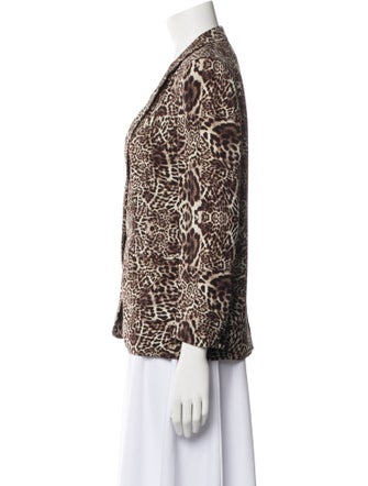 The Kooples Animal Print Blazer