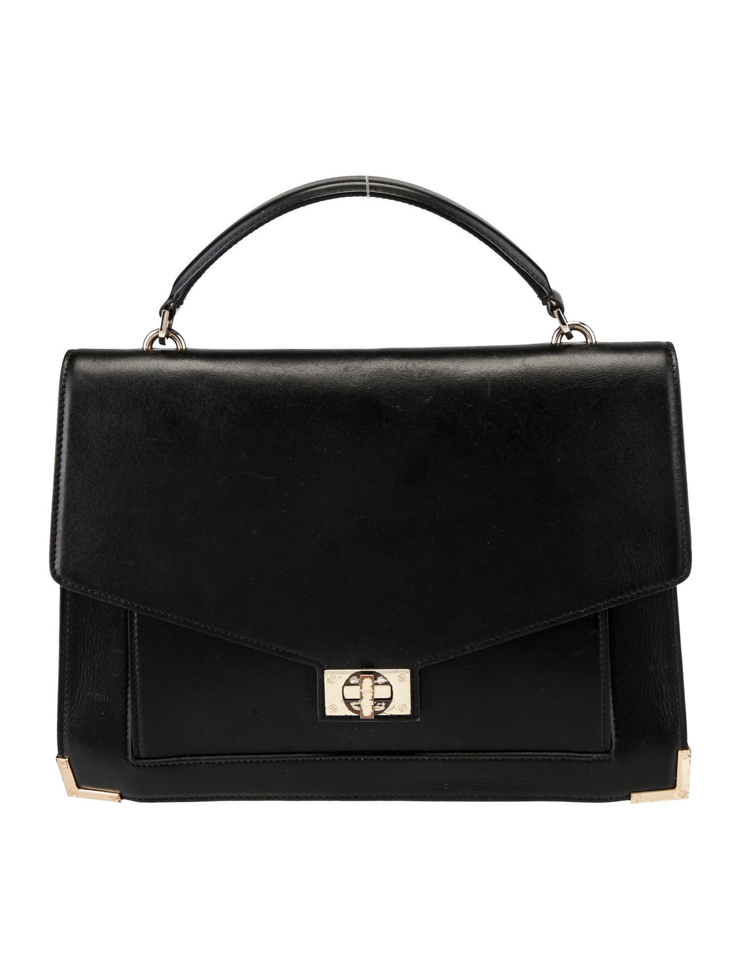 The Kooples Leather Top Handle Bag