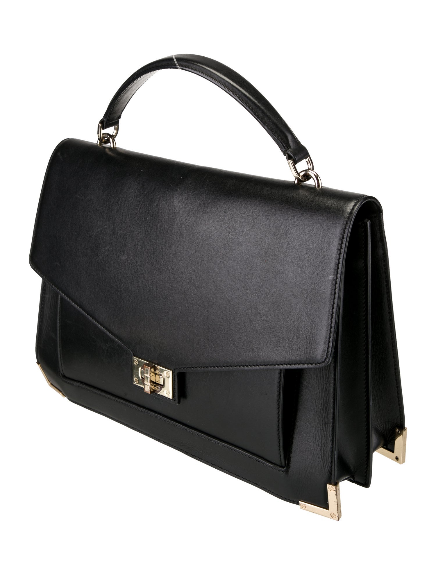 The Kooples Leather Top Handle Bag