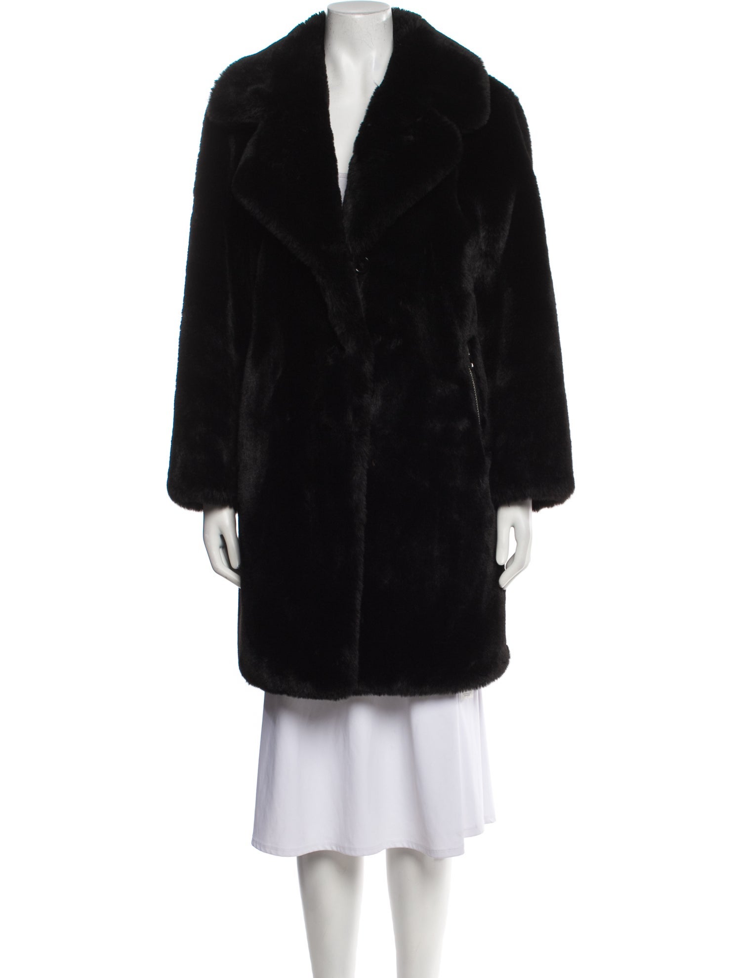 The Kooples Faux Fur Coat
