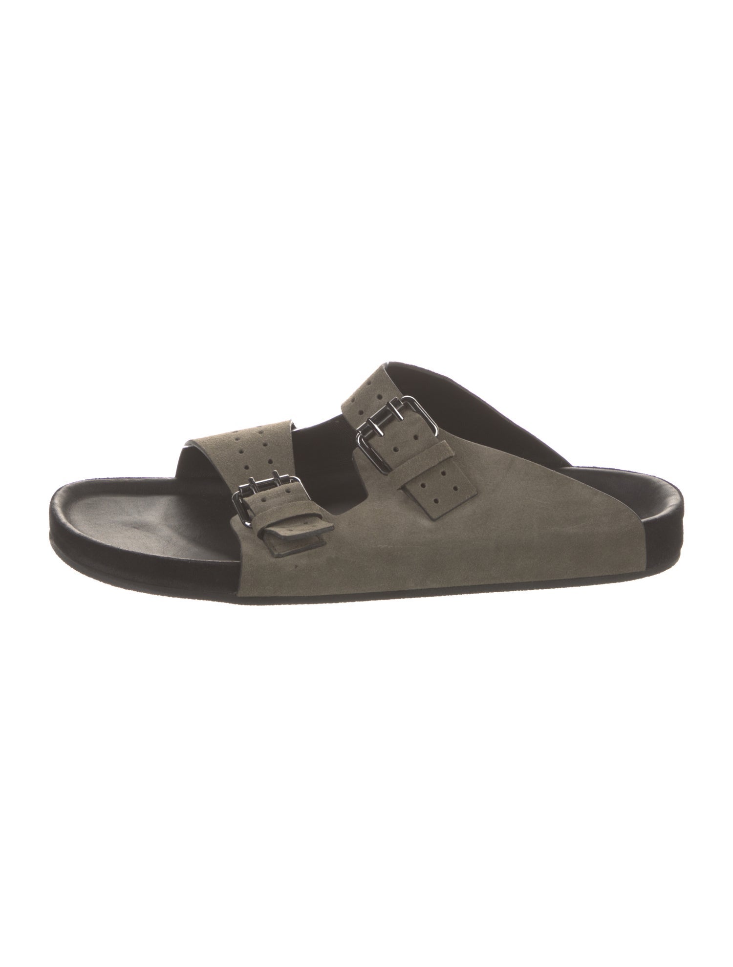 The Kooples Suede Slides