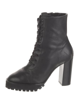The Kooples Leather Combat Boots