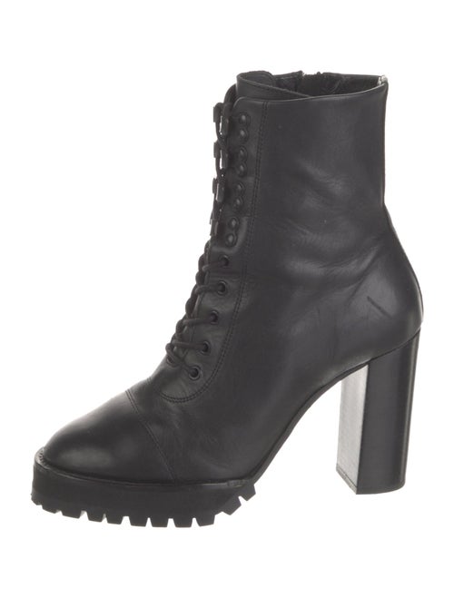 The Kooples Leather Combat Boots