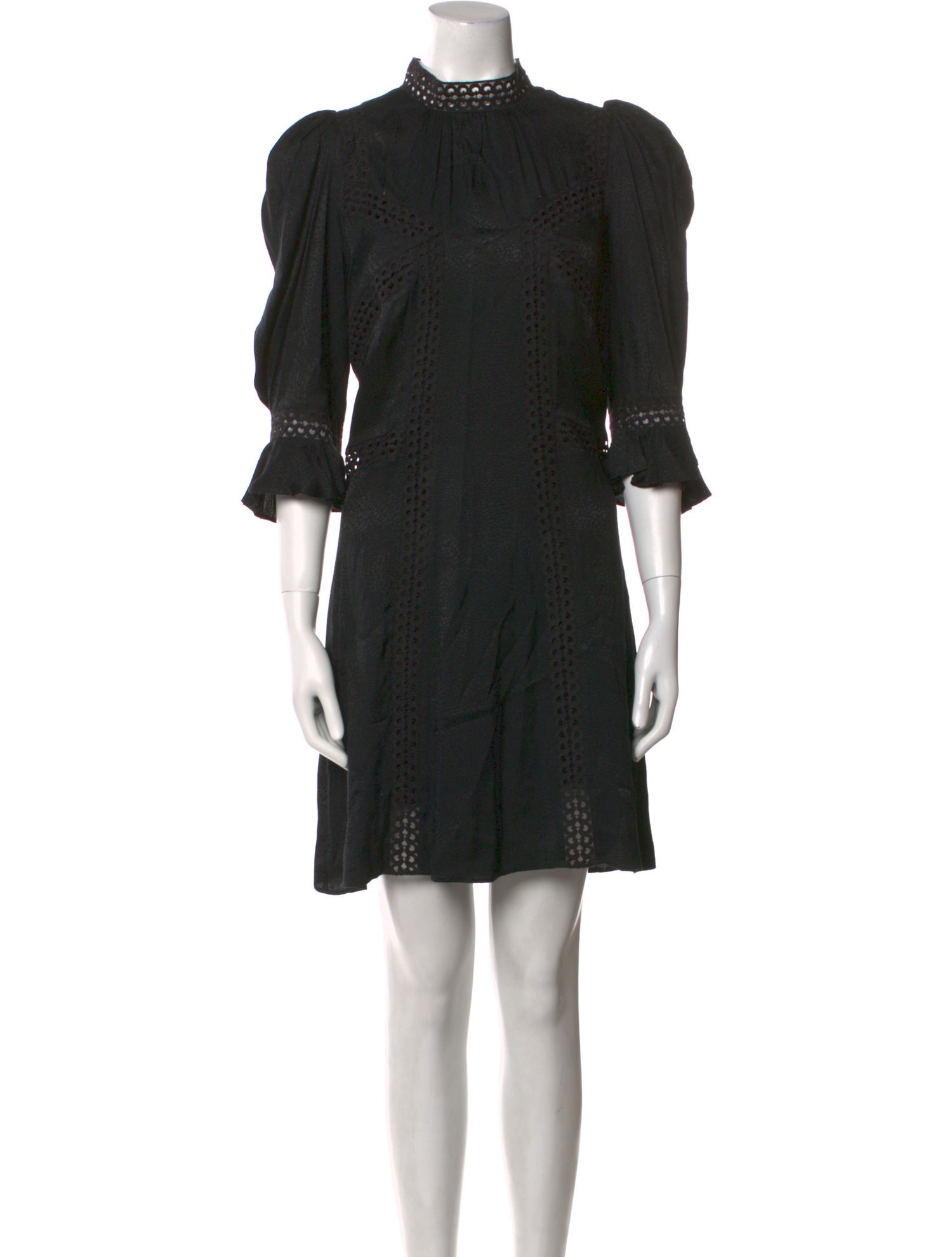 The Kooples Mock Neck Mini Dress