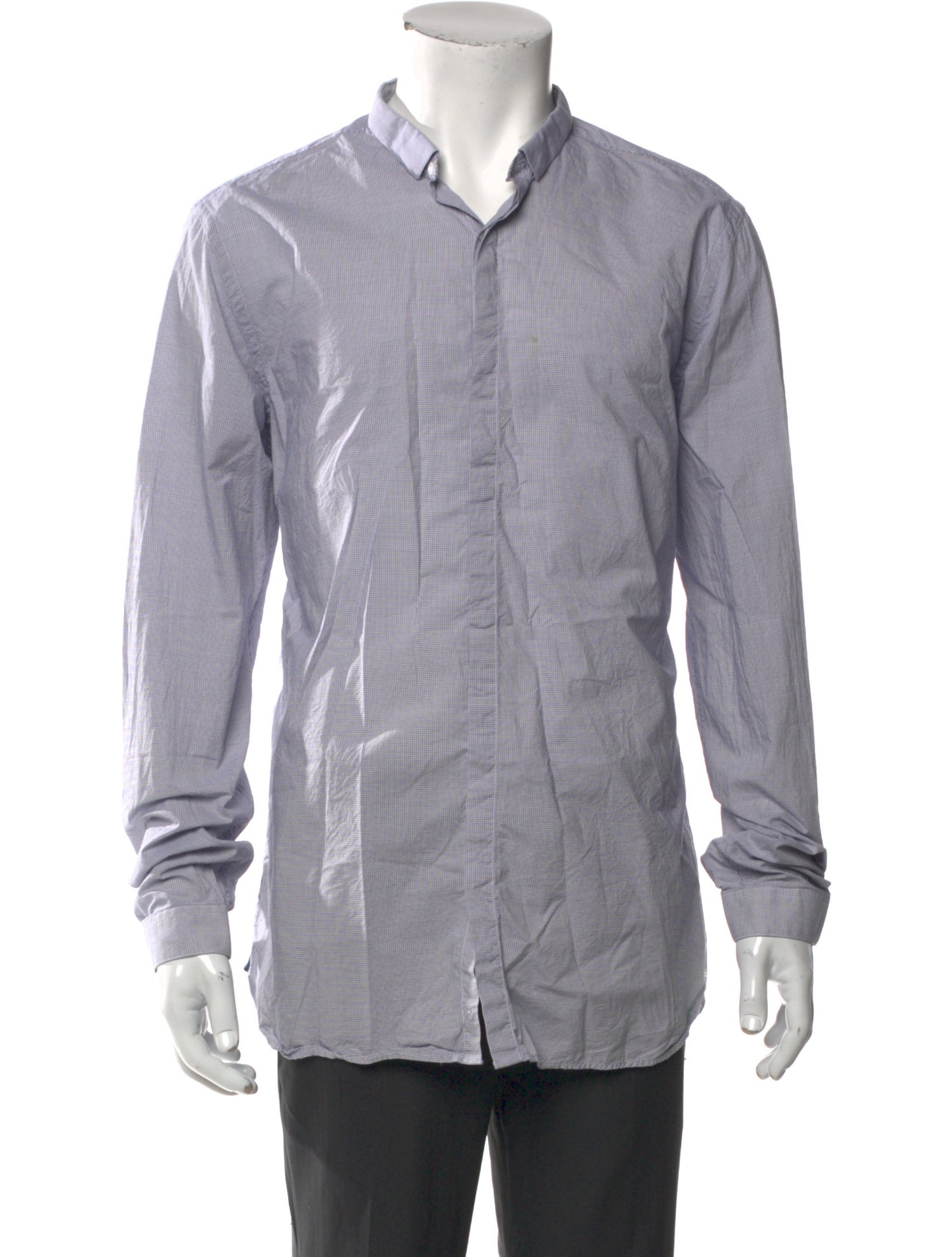 The Kooples Plaid Print Long Sleeve Dress Shirt