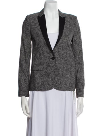 The Kooples Jackets Wool Colorblock Pattern Blazer XS
