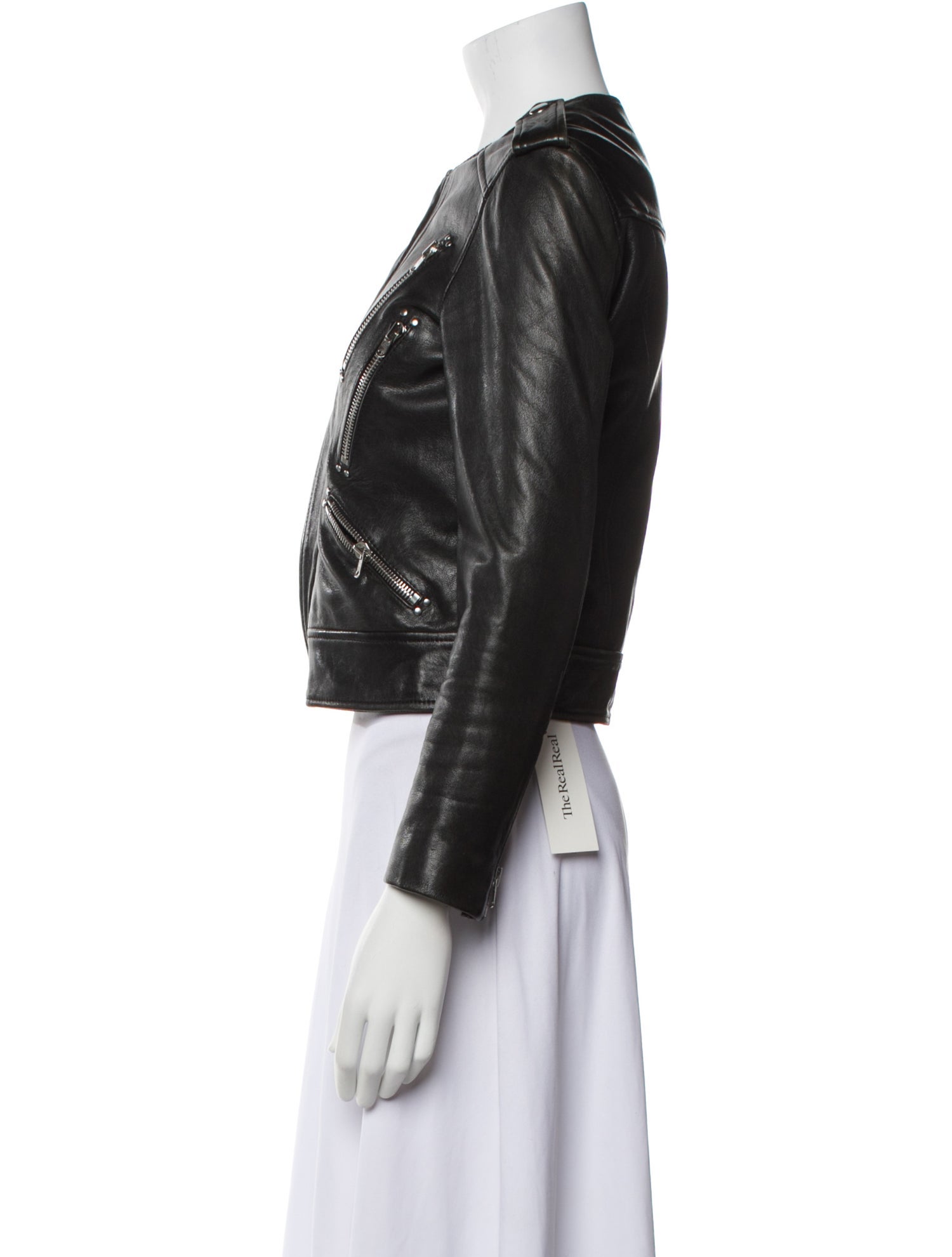 The Kooples Leather Biker Jacket
