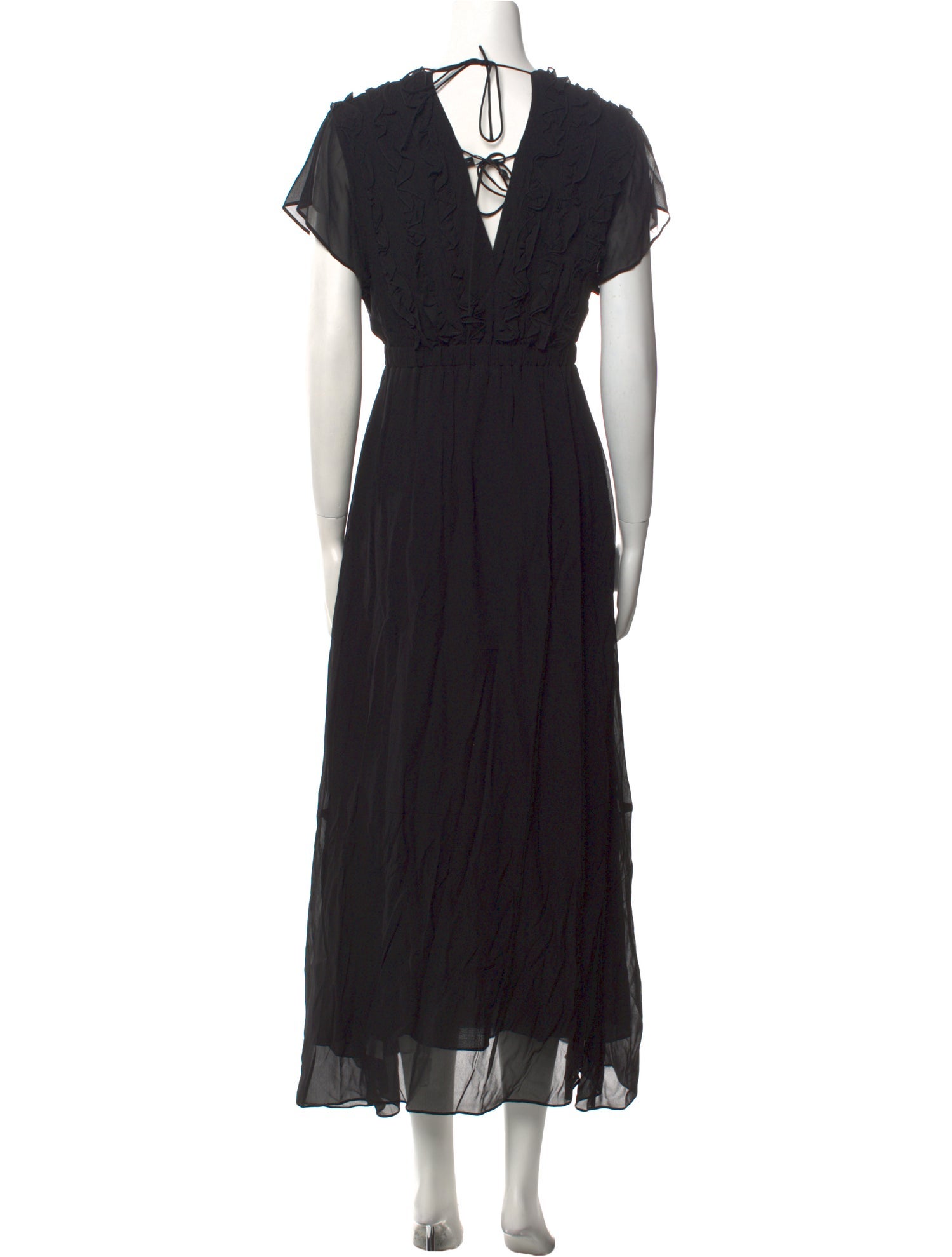 The Kooples V-Neck Long Dress