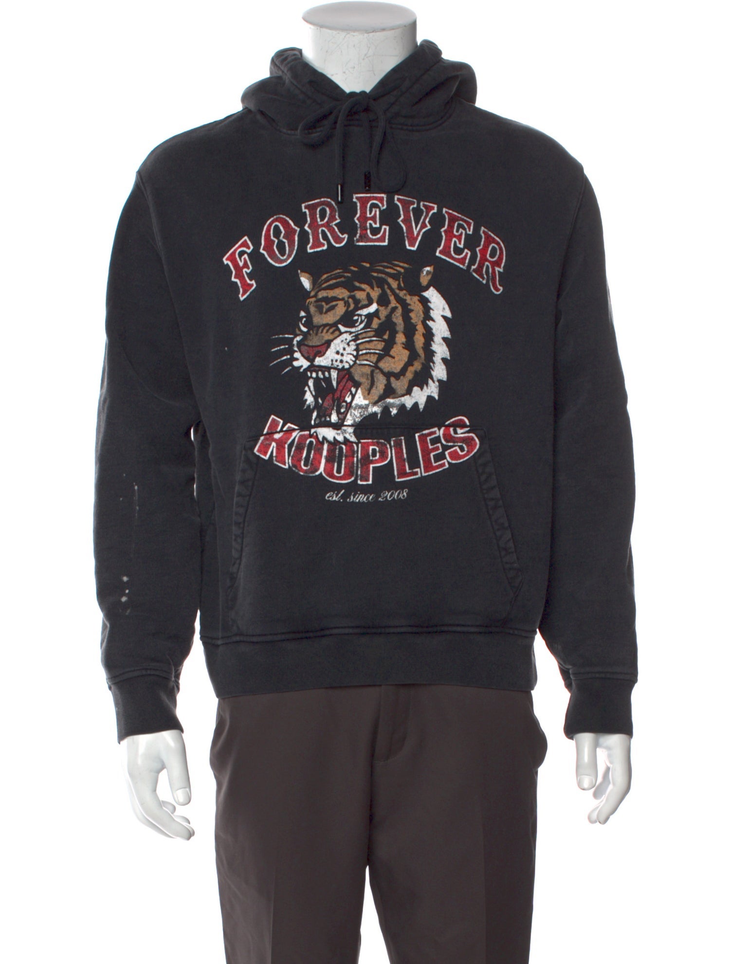 The Kooples Graphic Print Turtleneck Pullover