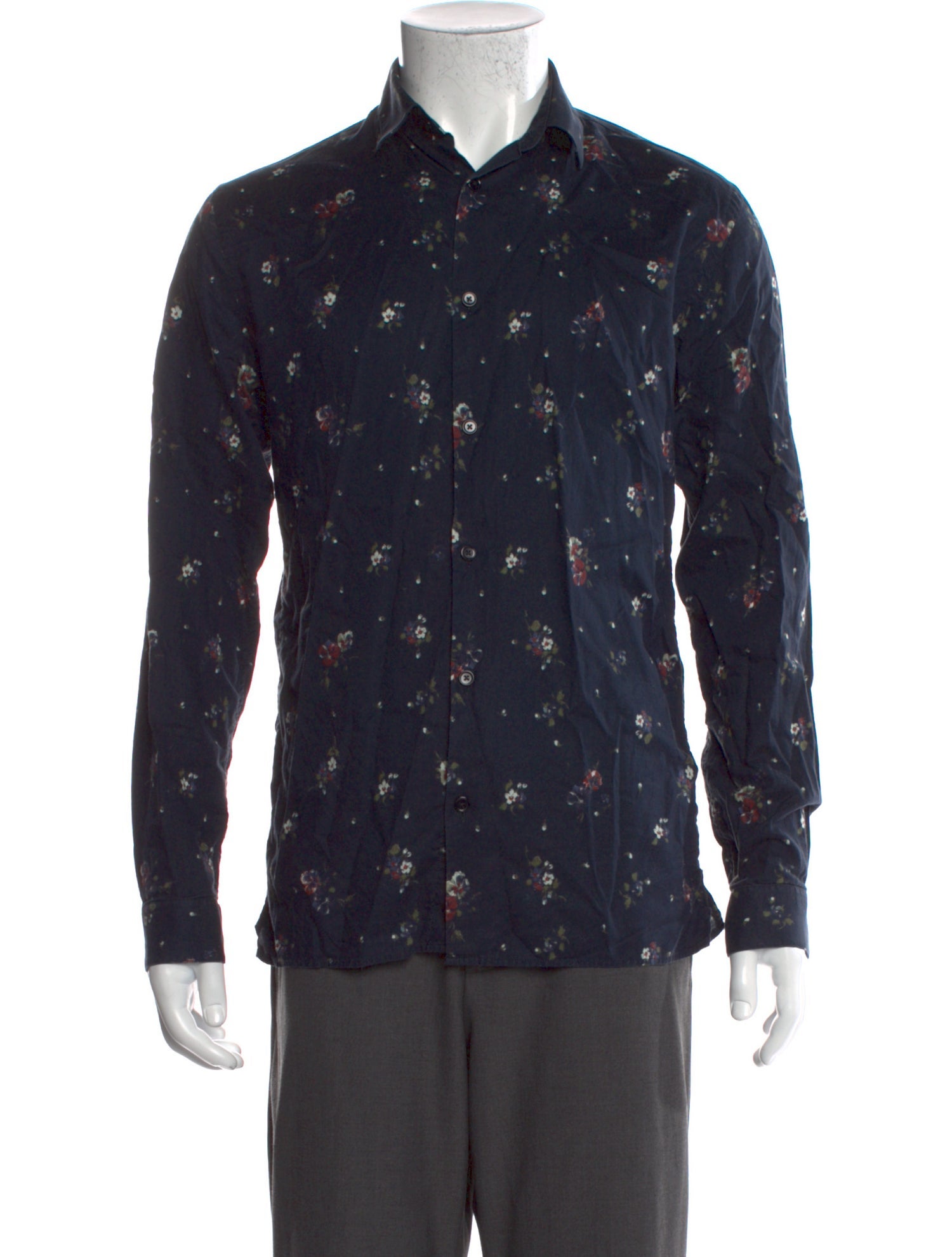 The Kooples Printed Long Sleeve Shirt