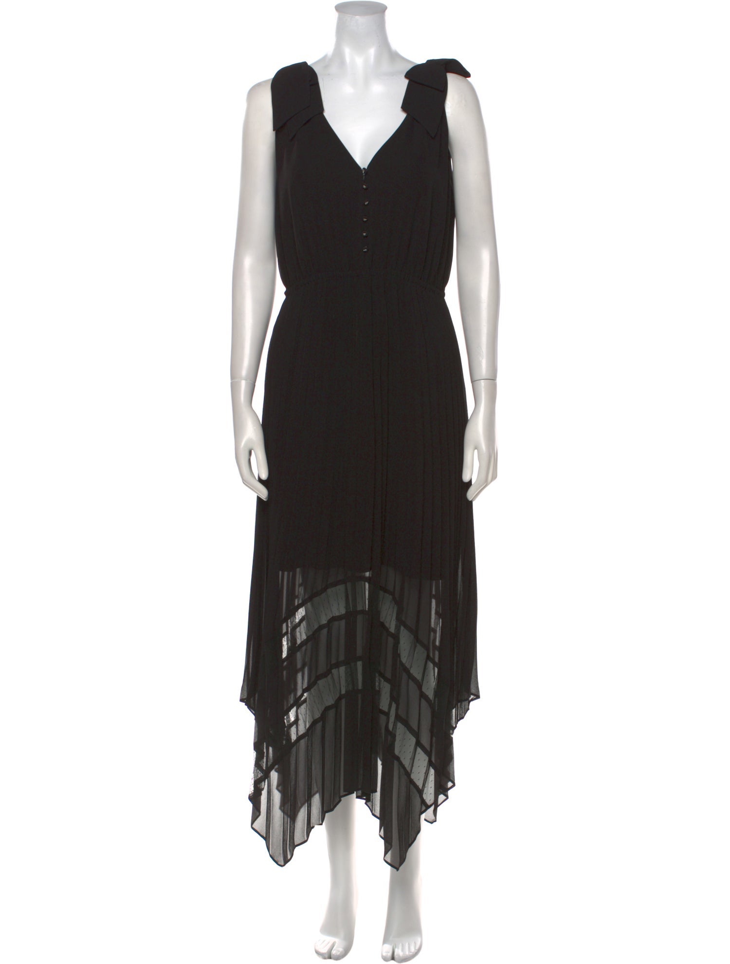 The Kooples V-Neck Long Dress