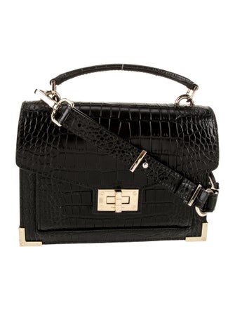 The Kooples Embossed Leather Crossbody Bag