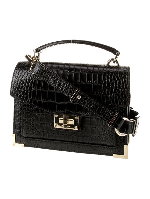 The Kooples Embossed Leather Crossbody Bag
