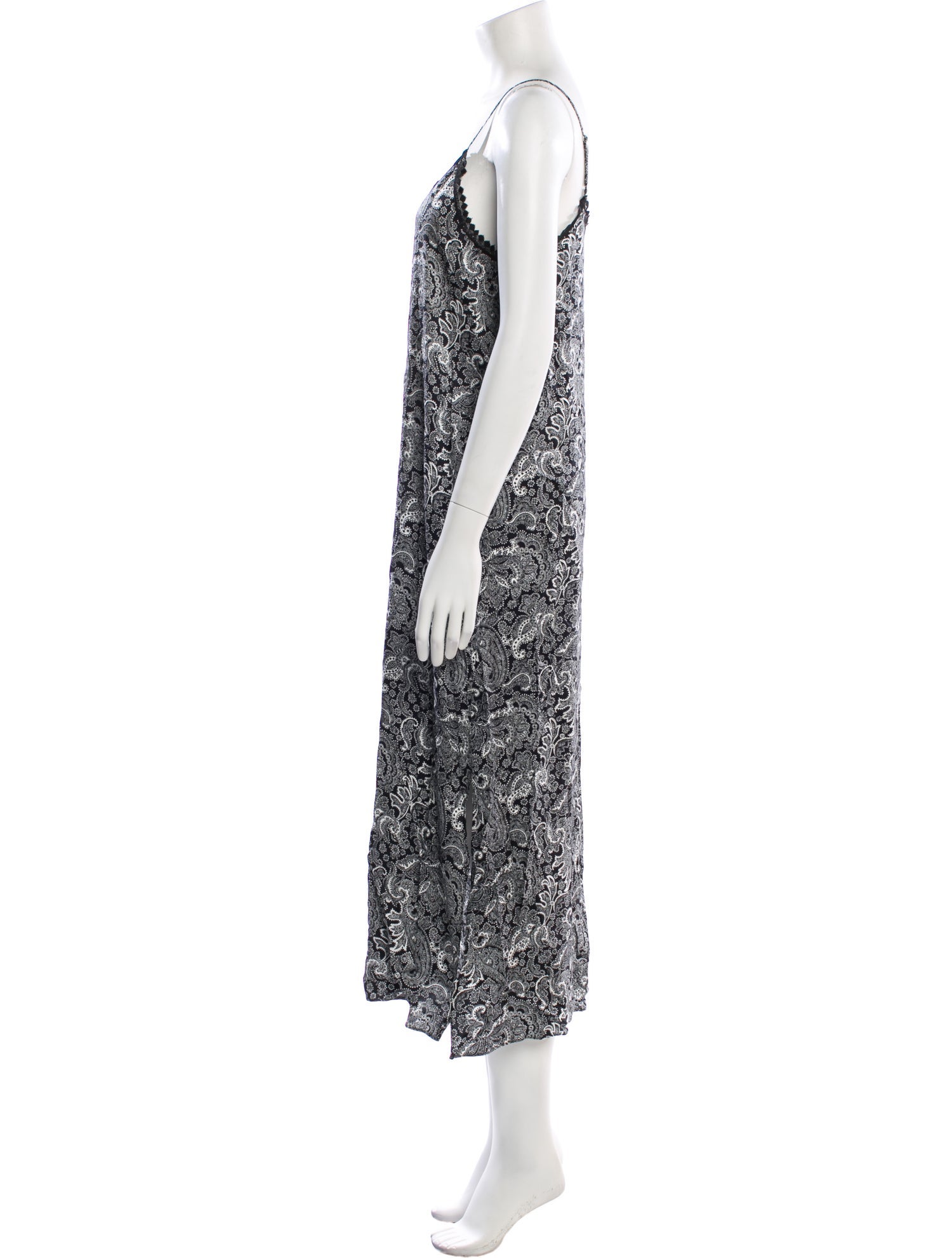 The Kooples Paisley Print Midi Length Dress