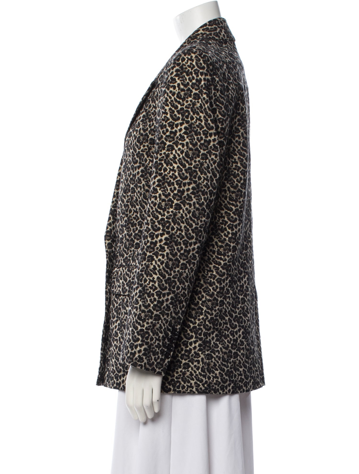 The Kooples Animal Print Blazer
